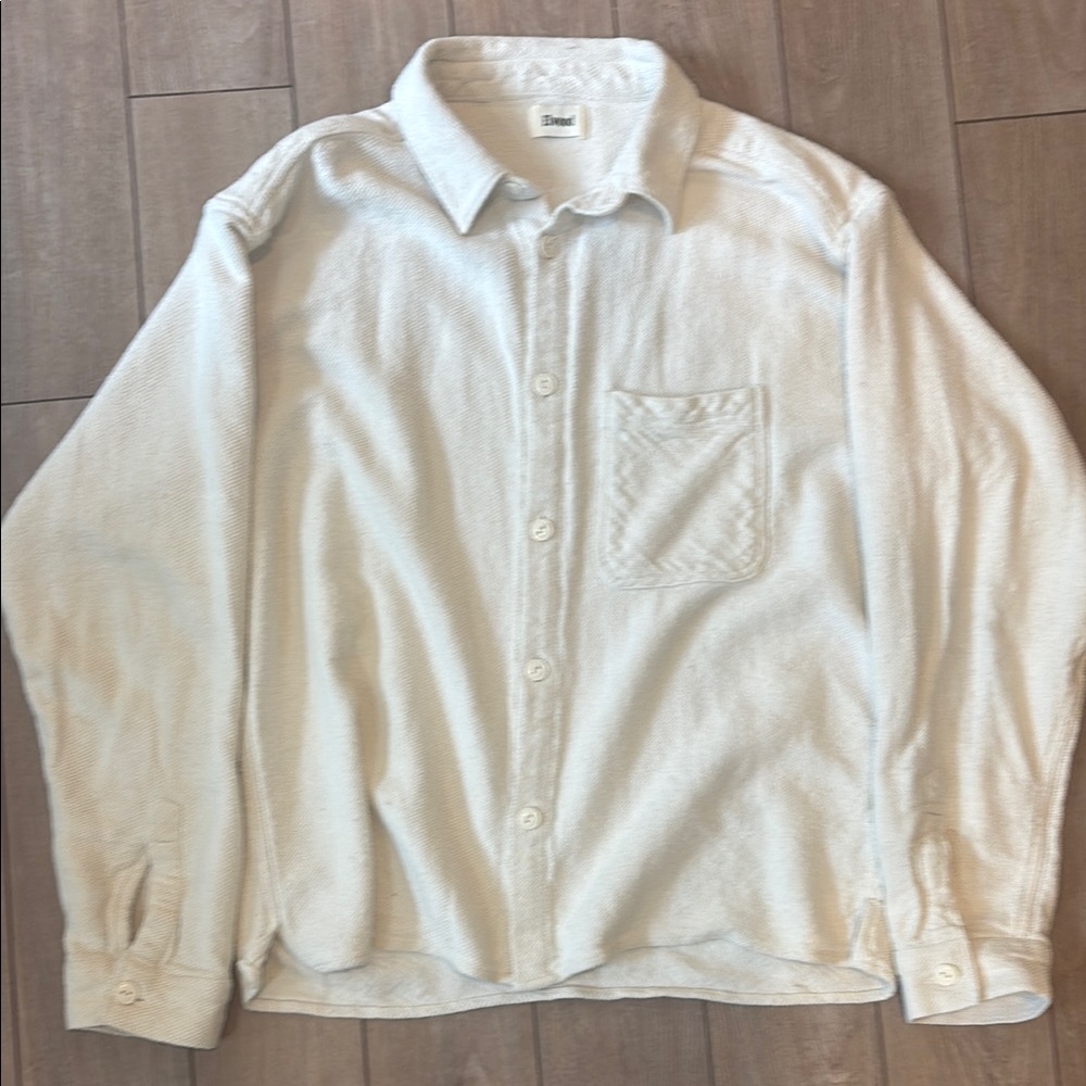 Elwood 90’s Flannel in cream | Size Medium